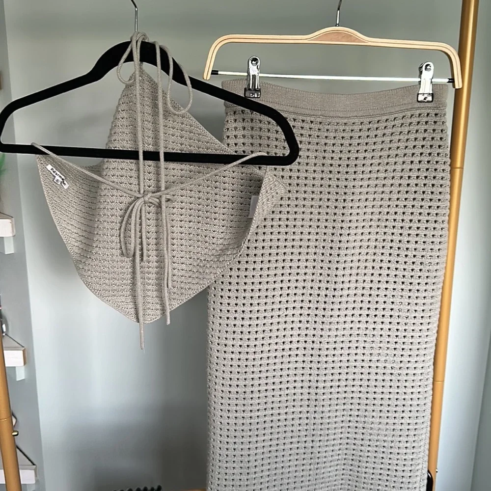 Reformation Woven Knit Two Piece Set - Picture 6 of 8